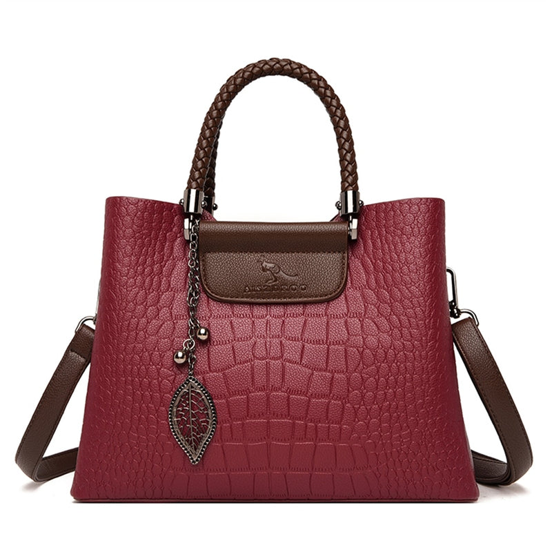 Luxus® - Damen Handtasche Berlin (Rot)